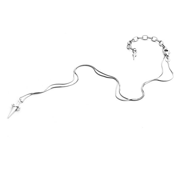 Necklace Cesare Paciotti Man in Silver JPCL2143B - JPCL2143B